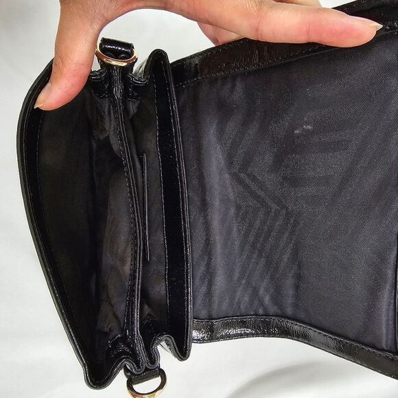 Rebecca Minkoff Jax Studded Patent Leather Crossbody In Black - Picture 4 of 6